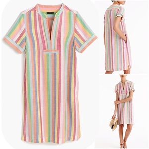 J crew dress rainbow size small NWT